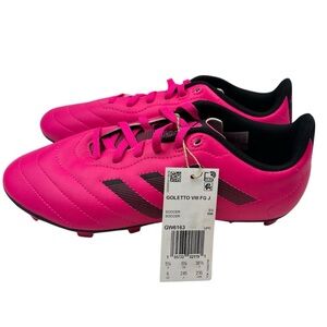 Adidas Kids' Goletto VIII FG Soccer Cleats Pink Black Youth Juniors Size 6